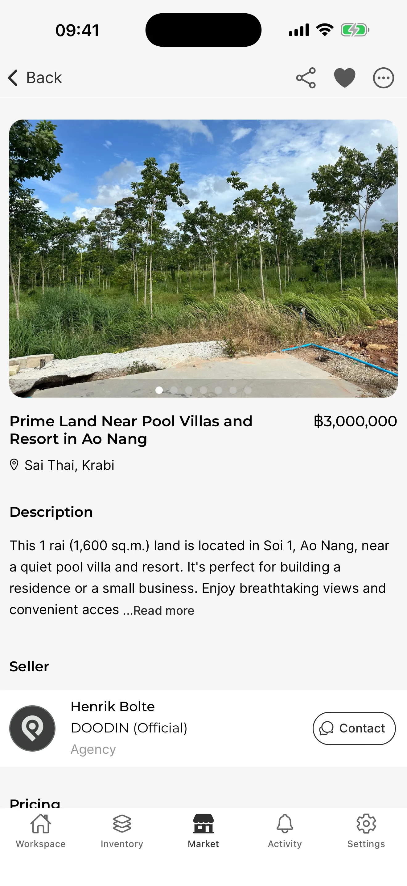 Property listing